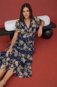 Amorette Floral Midi Dress