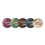 Coffee Break Club Button Pins