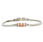 14K Rosé Gold Add-a-Link Starter Tennis Bracelet - 0.18ctw Diamonds, G/VS2