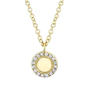 0.05ctw Diamond Circle Necklace