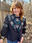 Multi Embroidered Top