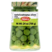 Fratelli D'Amico, Castelvetrano olive (Pitted), Family-Size . 24oz, (700 g)
