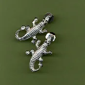 Alligator Earrings Post
