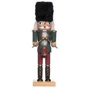 10" Nutcracker Statue w/ Gold Drum