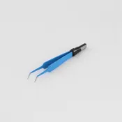 ESU Reusable 11.5cm Curved Bipolar Forceps .5mm Tip
