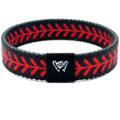 Black Baseball Wristband Bracelet