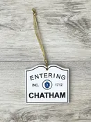 Entering Chatham Ornament