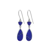 All about the Blues ! Sensational Lapis Drop Earrings