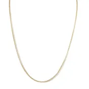 10K Gold "Baby Curb" Chain Necklace - 18"