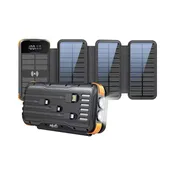 Iju E-mergen-C Plus Foldable Solar Panel Power Bank Charger