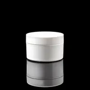 Impact 100ml PCR Glossy White PP Single Wall Jar