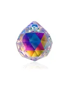 AB Asfour Crystal Ball Prisms #701 - 50mm Suncatcher & Wind Chime Beads (1-Hole) Box of 12