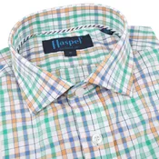 Audubon Green, Orange and Blue Check
