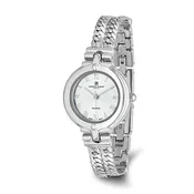 Chain Bracelet Watch Gold or Chrome Silver Finish Charles Hubert Women’s