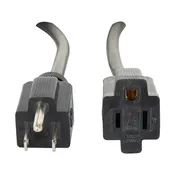 Accu-Cable 16-Gauge Power Extension Cord For AV Power Runs | 3 ft | Single Outlet