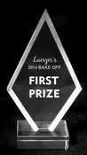 Acrylic Gem Engraved or Full-Color Trophy (THREE SIZES)