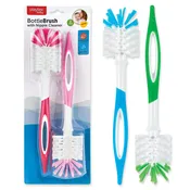 2 Pack Bottle Brush With Nipple Cleaner