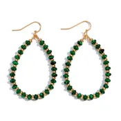 Beaded Hoop Earrings