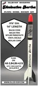 Diminutive Bertha Flying Model Rocket Kit payload Model Rocket