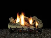 Canyon Ceramic Fiber Log set with Millivolt Burner-30"