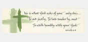 Bookmark ・ Micah 6:8 (BKC4)
