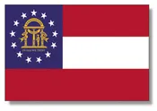 10'x15' Georgia State Outdoor Nylon Flag