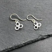 3 Open Circles Earrings