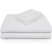 Bamboo Rayon Sheet Set - White (Split Head California King)