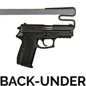Handgun Hanger Back-Under 2 Pack