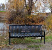Mountain Maple Metal Bench