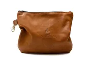 6" X 8" - Gutty Golf Sand Tee Pouch - Premium Leather