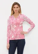 5268: Polly Pink Polly Pink (5268) ~ Butterknit Long Sleeve V-Neck Top