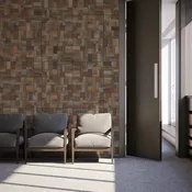 Ashlar2 Natural Mosaic Wood Wall Tiles