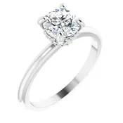 14k Gold and Diamond Ladies Ring.