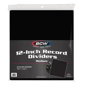 12-Inch Record Divider - Medium - Black