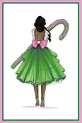 AKA Candy Cane Notecard