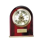 Clock –  Wood with Gold Accents  (M)
