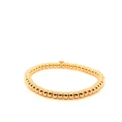 Hulchi Belluni Stretch Plain Gold Bangle