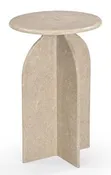 Abbey - Accent Table - Feather Marble