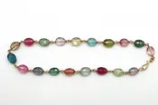 Bracelet - 18k gold, Tourmaline