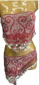 EGYPTIAN BEADED SET (RUBY)