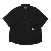 and wander Dry Breathable SS Shirt Black