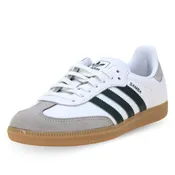 Wholesale adidas Samba OG Women's Sneaker, Footwear White/Collegiate Green/Grey Two, Size 5.5