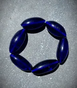African Trade Beads Cobalt