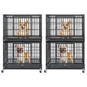 37" Stackable Heavy Duty Dog Kennel 371D08