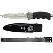 Cressi Borg Knife (grey) [pointed tip]