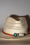Hatband with bolo attributed to Ramone Platero, Navajo