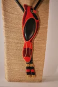 Custom Red Cardinal Bird Bolo Jovanna Poblano
