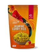 Jasmine Curry Rice with Mango Pieces