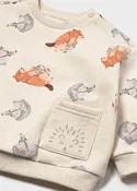 Baby Animal Pocket Sweatshirt | Mayoral